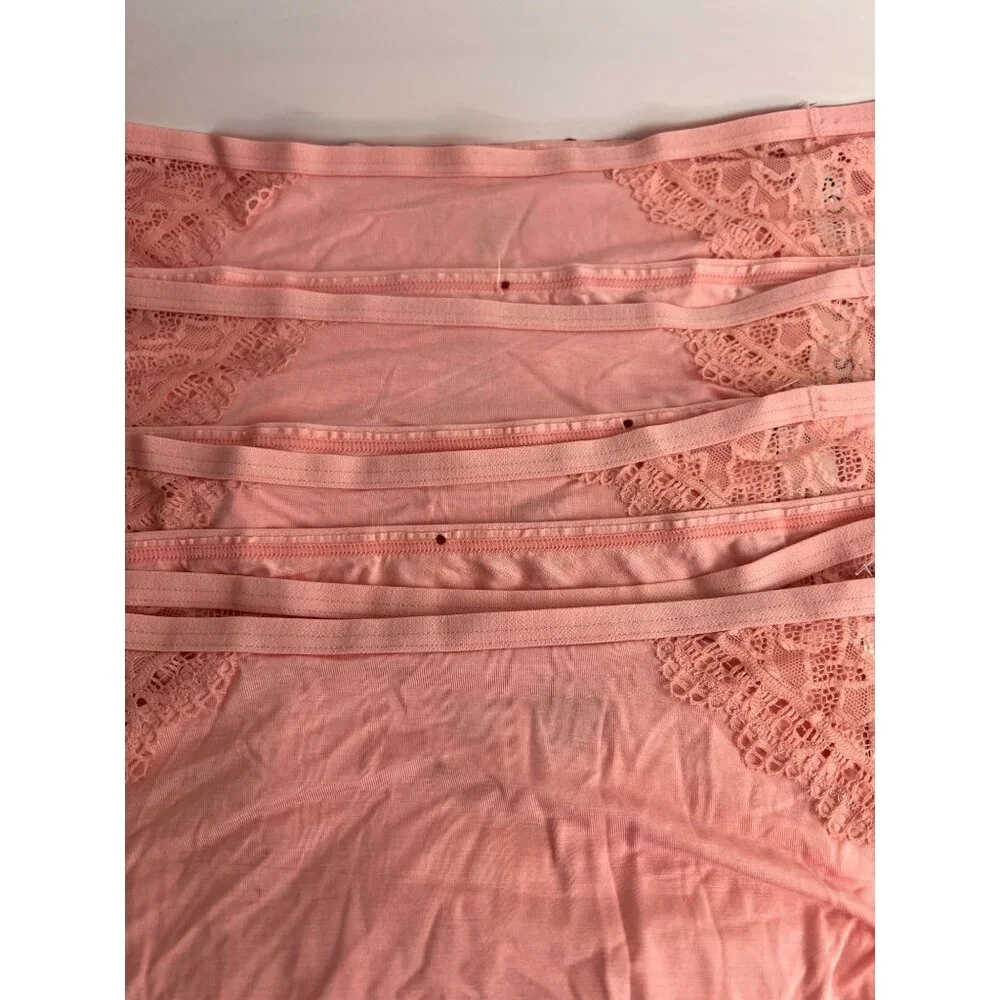Soma Embraceable Lace High Leg Briefs Panties Size XXL Pink  Peach NWT - Picture 4 of 6